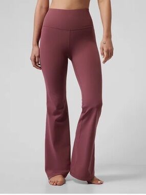 Athleta Elation Flare Yoga Pants 30" Tawny Rose
